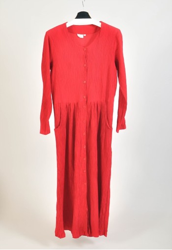 Vintage 90s maxi dress in red